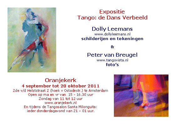 Aankondiging expositie Oranjekerk